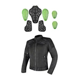 Maxbell Motorcycle Jacket Biker Breathable Wear Resistant Men Women Motocross Jacket M