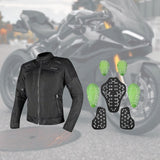 Maxbell Motorcycle Jacket Biker Breathable Wear Resistant Men Women Motocross Jacket M
