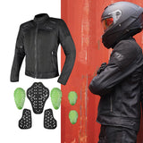 Maxbell Motorcycle Jacket Biker Breathable Wear Resistant Men Women Motocross Jacket M
