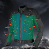 Maxbell Motorcycle Jacket Biker Breathable Wear Resistant Men Women Motocross Jacket XL