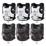 Maxbell Chest Protector Motocross Gear Protective Gear for Riding Mountain Bike White M