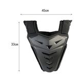 Maxbell Motorcycle Chest Protector Protective Gear for Cycling Skiing Motorbike Black