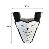 Maxbell Motorcycle Chest Protector Protective Gear for Cycling Skiing Motorbike White