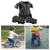 Maxbell Generic Dirt Bike Gear Kids Motorcycle Armor Suit for Riding Skateboard Black