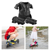 Maxbell Generic Dirt Bike Gear Kids Motorcycle Armor Suit for Riding Skateboard Black