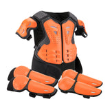 Maxbell Generic Dirt Bike Gear Kids Motorcycle Armor Suit for Riding Skateboard Orange