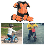 Maxbell Generic Dirt Bike Gear Kids Motorcycle Armor Suit for Riding Skateboard Orange