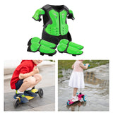 Maxbell Generic Dirt Bike Gear Kids Motorcycle Armor Suit for Riding Skateboard Green