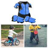 Maxbell Generic Dirt Bike Gear Kids Motorcycle Armor Suit for Riding Skateboard Blue