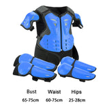 Maxbell Generic Dirt Bike Gear Kids Motorcycle Armor Suit for Riding Skateboard Blue