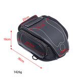 Maxbell Generic Motorcycle Tail Bag Practical Rear Seat Bag for Storage Outdoor