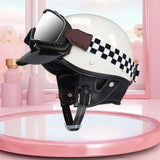 Maxbell Scooter Helmet Comfortable Breathable Cycling Accessories Motorbike Helmet White