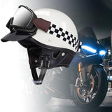 Maxbell Scooter Helmet Comfortable Breathable Cycling Accessories Motorbike Helmet White
