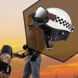 Maxbell Scooter Helmet Comfortable Breathable Cycling Accessories Motorbike Helmet White