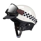 Maxbell Scooter Helmet Comfortable Breathable Cycling Accessories Motorbike Helmet White