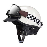 Maxbell Scooter Helmet Comfortable Breathable Cycling Accessories Motorbike Helmet White