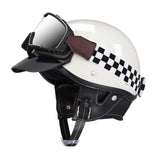 Maxbell Scooter Helmet Comfortable Breathable Cycling Accessories Motorbike Helmet White