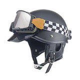 Maxbell Scooter Helmet Comfortable Breathable Cycling Accessories Motorbike Helmet Matt Black