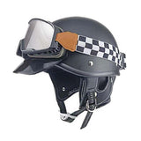 Maxbell Scooter Helmet Comfortable Breathable Cycling Accessories Motorbike Helmet Matt Black