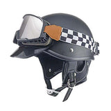 Maxbell Scooter Helmet Comfortable Breathable Cycling Accessories Motorbike Helmet Matt Black