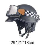 Maxbell Scooter Helmet Comfortable Breathable Cycling Accessories Motorbike Helmet Matt Black