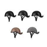 Maxbell Retro Styled Motorcycle Half Helmet Baseball Cap Multipurpose Scooter Helmet Black