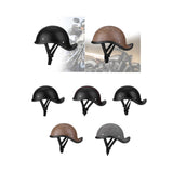 Maxbell Retro Styled Motorcycle Half Helmet Baseball Cap Multipurpose Scooter Helmet Black