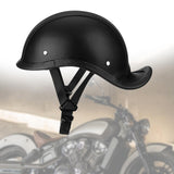 Maxbell Retro Styled Motorcycle Half Helmet Baseball Cap Multipurpose Scooter Helmet Black