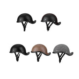 Maxbell Retro Styled Motorcycle Half Helmet Baseball Cap Multipurpose Scooter Helmet Black