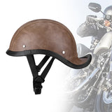 Maxbell Retro Styled Motorcycle Half Helmet Baseball Cap Multipurpose Scooter Helmet Brown