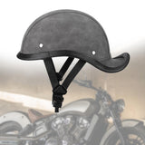 Maxbell Retro Styled Motorcycle Half Helmet Baseball Cap Multipurpose Scooter Helmet Grey