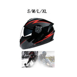 Maxbell Electric Bike Helmet for Adults Double Lens Full Helmet for Biking Riding S