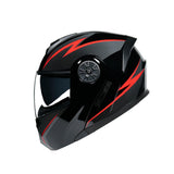 Maxbell Electric Bike Helmet for Adults Double Lens Full Helmet for Biking Riding S