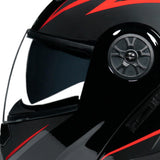 Maxbell Electric Bike Helmet for Adults Double Lens Full Helmet for Biking Riding S