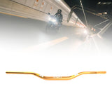 Maxbell Generic Motorcycle Handlebar 7/8 inch Motorbike Accessories Directly Replace Gold