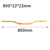 Maxbell Generic Motorcycle Handlebar 7/8 inch Motorbike Accessories Directly Replace Gold