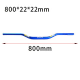 Maxbell Generic Motorcycle Handlebar 7/8 inch Motorbike Accessories Directly Replace Blue