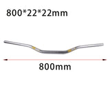 Maxbell Generic Motorcycle Handlebar 7/8 inch Motorbike Accessories Directly Replace Silver