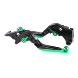 Maxbell Motorcycle Brake Handles Professional Hand Levers for Kawasaki Ninja300 Green