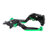 Maxbell Motorcycle Brake Handles Professional Hand Levers for Kawasaki Ninja300 Green