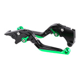 Maxbell Motorcycle Brake Handles Professional Hand Levers for Kawasaki Ninja300 Green