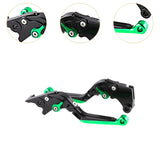 Maxbell Motorcycle Brake Handles Professional Hand Levers for Kawasaki Ninja300 Green