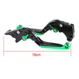 Maxbell Motorcycle Brake Handles Professional Hand Levers for Kawasaki Ninja300 Green