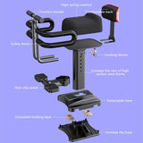 Maxbell Scooter Child Seat Height Adjustable Portable Outdoor Activities Front Mount Style F