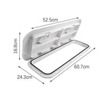 Maxbell Marine Boat Deck Access Hatch Lid Convenient Assemble Hatch Inspection Cover