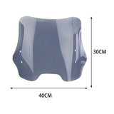 Maxbell Motorcycle Windshield Mounting Kit with Bracket for Honda Cross Cub 110 30cmx40cmx30cm