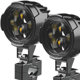 Maxbell 2 Pieces Motorbike Front Lamp External Lens 10000LM Motorcycle LED Spotlights