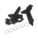 Maxbell Protective Cover Panel Premium Motorcycle Frame Guard for Honda Crf300L Black