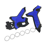 Maxbell Protective Cover Panel Premium Motorcycle Frame Guard for Honda Crf300L Blue
