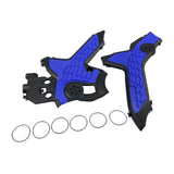 Maxbell Protective Cover Panel Premium Motorcycle Frame Guard for Honda Crf300L Blue